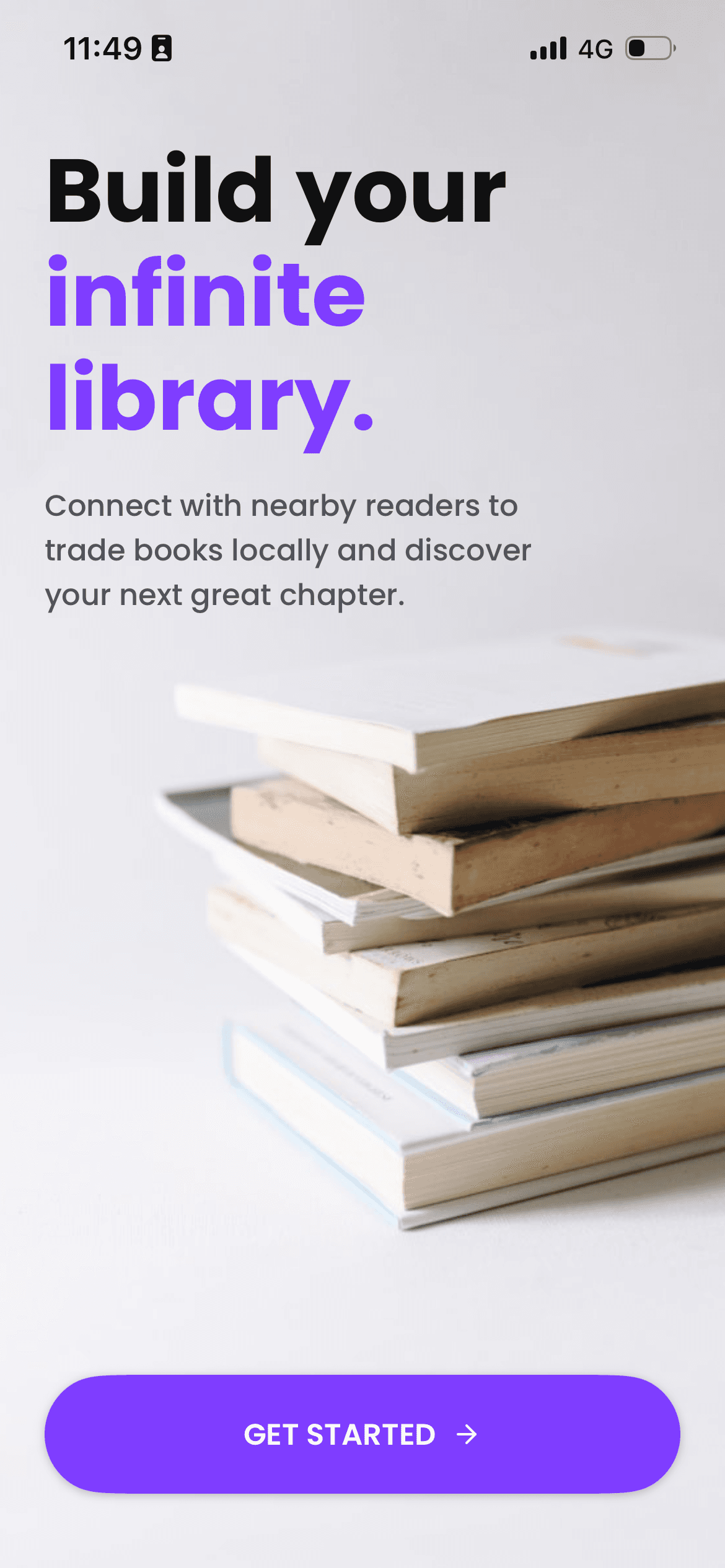 Onboarding — build your infinite library