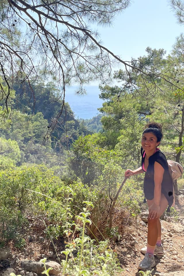 Exploring outdoors